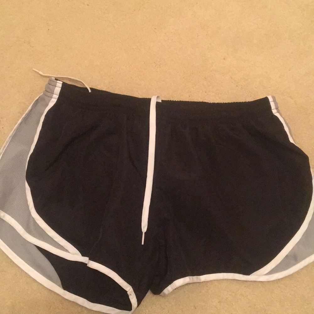 Black Soffe running shorts